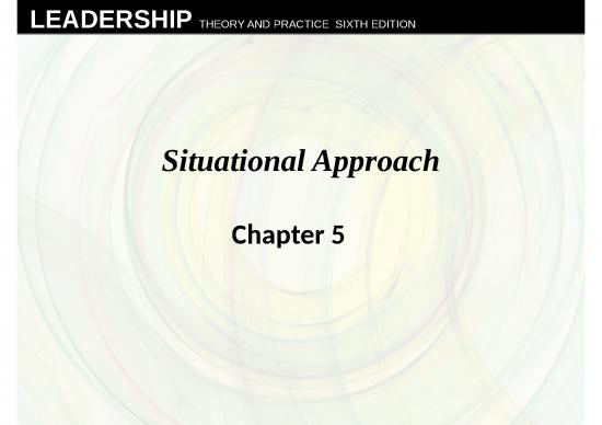 picture Presentation On Leadership Styles 73720 | Ch5 Situational