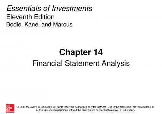 picture Financial Presentation Template 71738 | Chapter14 11e