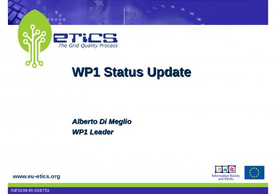 picture1_Quality Assurance Ppt 71635 | Etics Wp1 Status