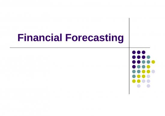 picture Financial Statement Analysis Project Ppt 71888 | Financial Forecasting (2010)