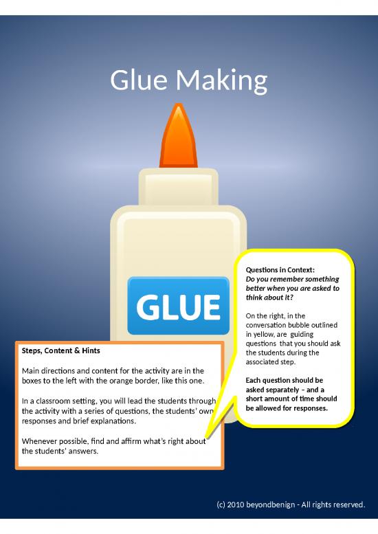 picture_Ppt In Chemistry 72234 | Green Glue Biomimicry   Talking Points