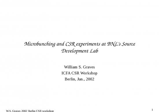 picture_Csr Ppt Templates 74058 | Microbunching And Csr Experiments At Bnls Source Development Lab