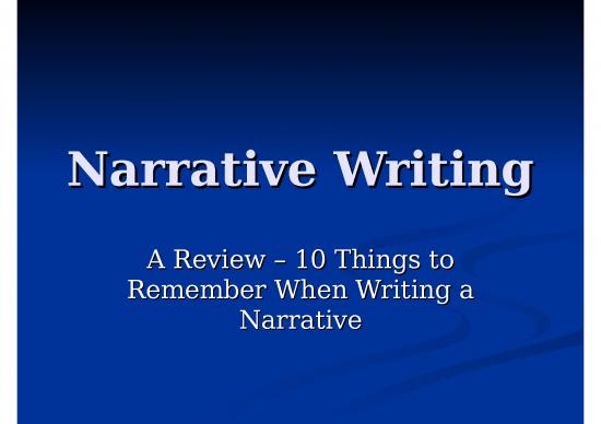 picture1_Powerpoint For Students 73827 | Narrative Writing