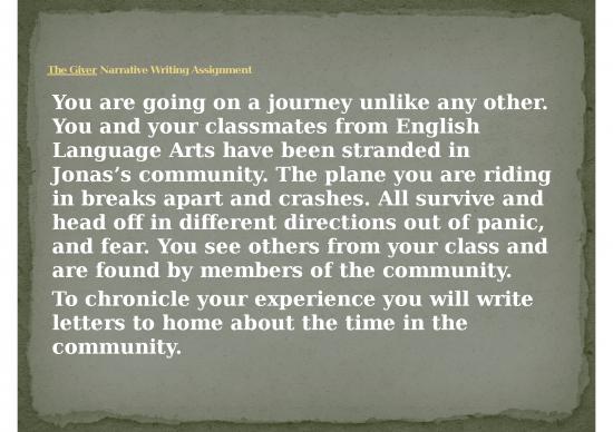 picture Teacher Daily Powerpoint 74234 | Narrative Writing Intro