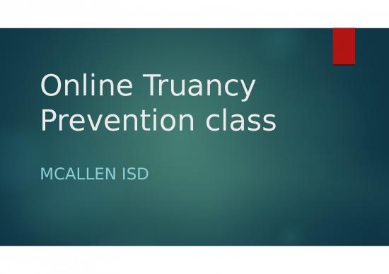 picture_Education Ppt 72850 | Online Truancy Prevention Class