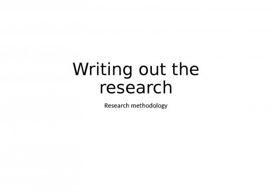 picture Writing Ppt 73206 | P32 Writing Out The Research