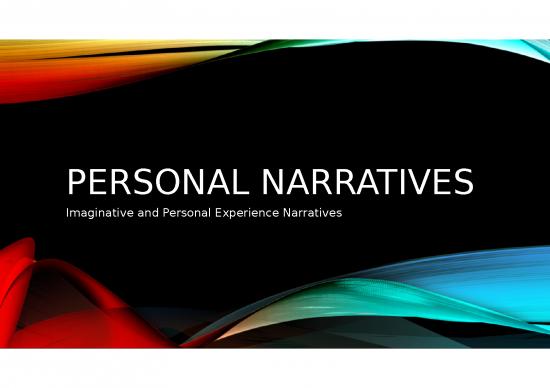 picture1_Sound Ppt 74179 | Personal Narratives