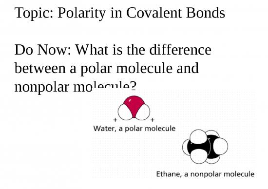 picture Chlorine Ppt 72390 | Polarity In Covalent Bonds