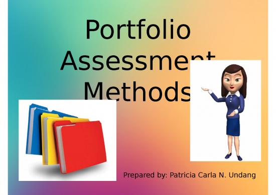 Education Ppt 73596 Portfolio Assessment Methods education-ppt-73596-portfolio-assessment-methods