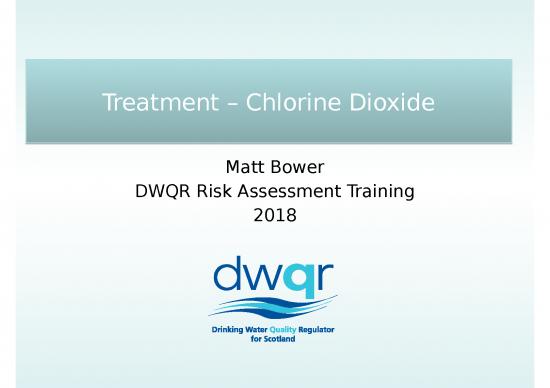 picture1_Chlorine Ppt 72129 | Pws Ra Treatment Chlorine Dioxide Disinfection