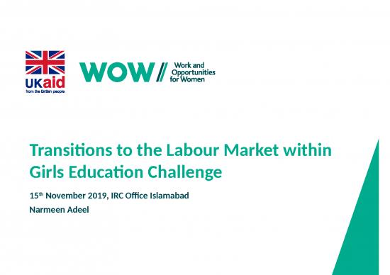 picture Education Ppt 72828 | Query 32 Presentation Transitions Labour Market