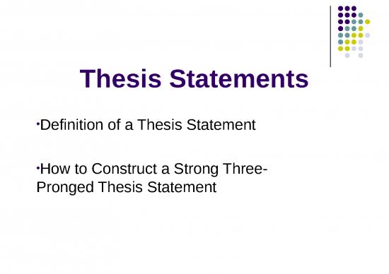 Writing Ppt 74048 | Revised Three Prong Thesis Statement Ppt