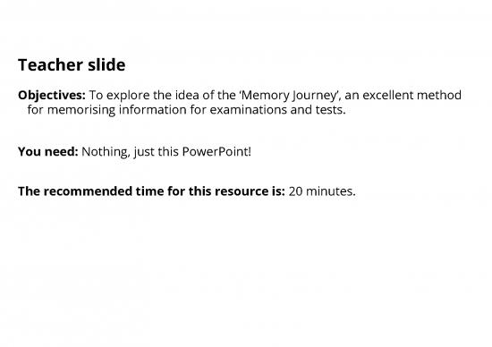 picture Information Ppt 72520 | Revision Style 2   The Memory Journey 19 2