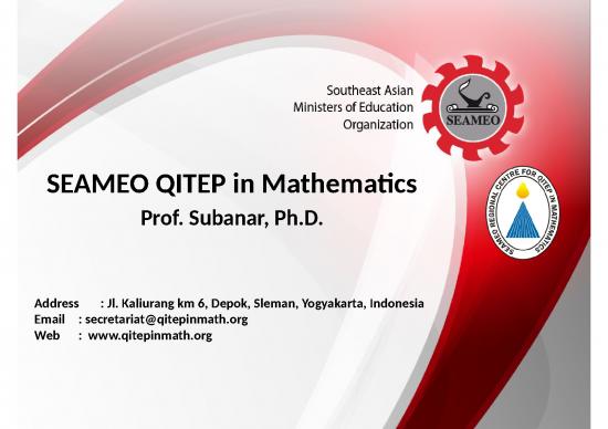 picture1_Mathematics Ppt Presentation Download 72620 | Seameo Qitep In Mathematics Subanar