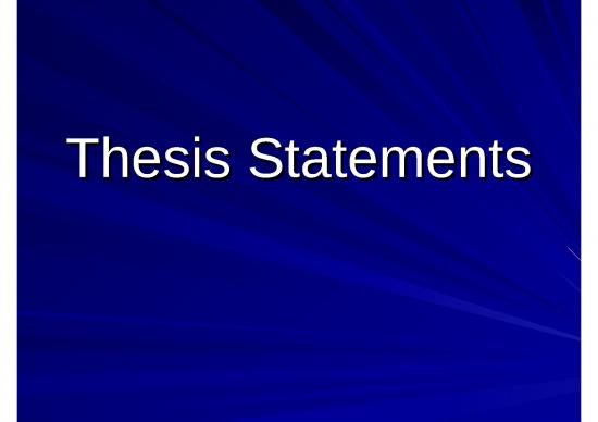 picture_Essay Ppt 73946 | Thesis Statement  1 Ppt