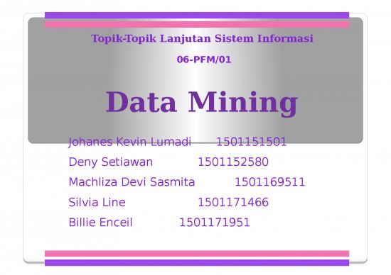 picture_Data Mining And Data Warehousing Ppt 73165 | Totolan 09 Data Mining