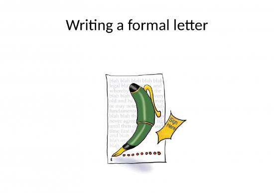 picture1_Writing Ppt 72965 | Writing A Formal Letter