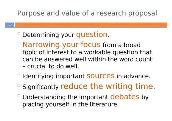 writing a research proposal the method ppt pdf