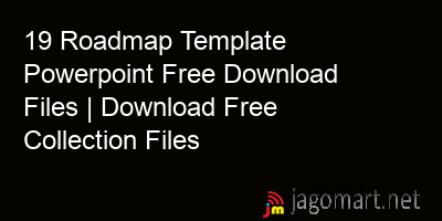 picture 19 Roadmap Template Powerpoint Free Download Files | Download Free Collection Files
