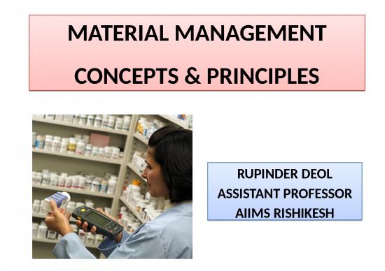 picture Slideshare Management 75024 | 1041 Material Management Concepts  Principles