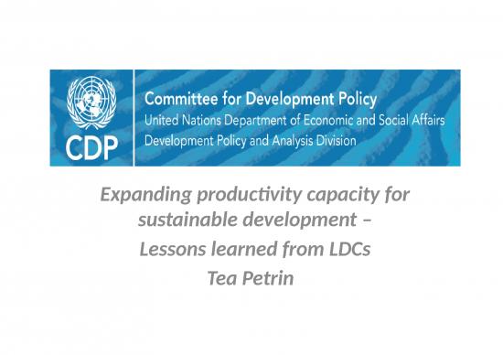 picture_Agriculture Ppt 76738 | 2017 Plenary Lessons Learned Ldcs Tea Petrin