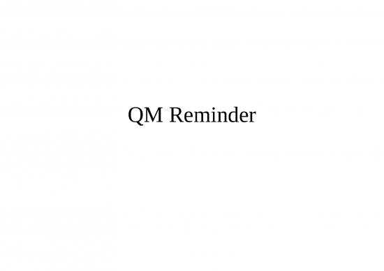 picture1_Postulates Of Quantum Mechanics Slideshare 76747 | 2 Qm Reminders
