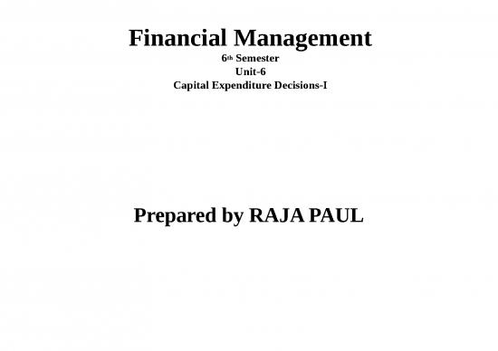 picture1_Decision Making Ppt Free Download 74517 | 6thsem Fm Capitalexpenditure Decisions I Rajapaul 11apr2020
