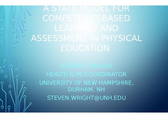 picture_Education Ppt 74680 | A State Model For Competency Based Learning And Assessment In Physical Education Wright