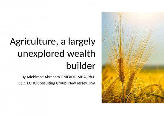 picture_Agriculture Ppt 76499 | Agriculture, A Largely Unexplored Wealth Builder