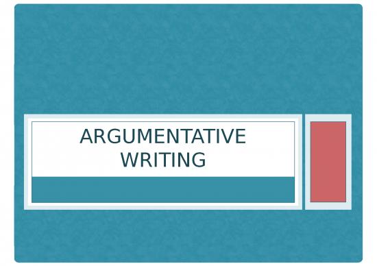 picture Information Ppt 74497 | Argumentative Writing