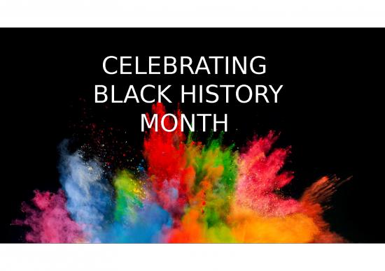 picture Sports Powerpoint Template 75907 | Celebrating Black History Month