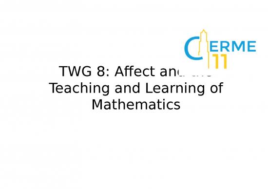 picture Mathematics Ppt Presentation Download 74953 | Cerme 11 Twg 8 Introduction