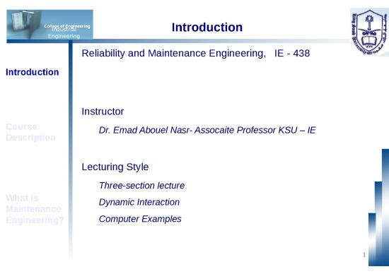 picture Powerpoint For Students 75178 | Class 01   Introduction To Maintenance