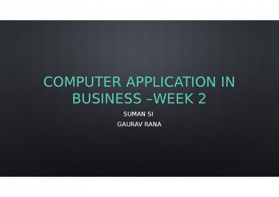 picture Management Information System Ppt 74472 | Computer Application In Business –week 2