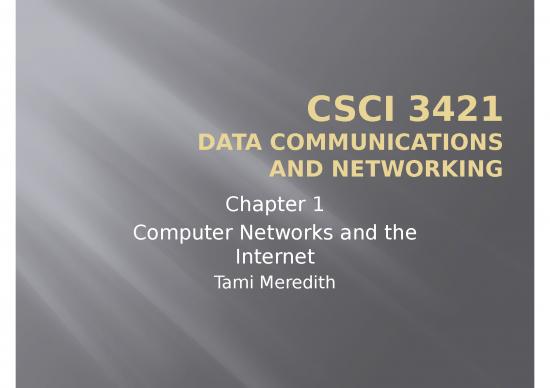 picture Network Ppt 76313 | Csci3421 Ch1