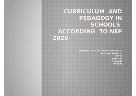 picture Education Ppt 74747 | Curriculum And Pedagogy In Schools According To Nep