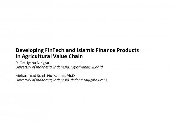 picture Agriculture Ppt 76493 | Developing Fintech And Islamic Finance Products