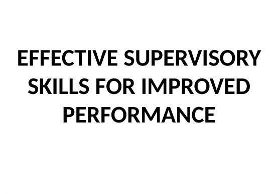 picture Slideshare Management 75981 | Effective Supervisory Skills For Improved Performance