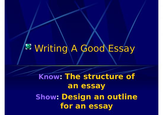 picture Information Ppt 74298 | Elp Essay Parts Powerpoint Show
