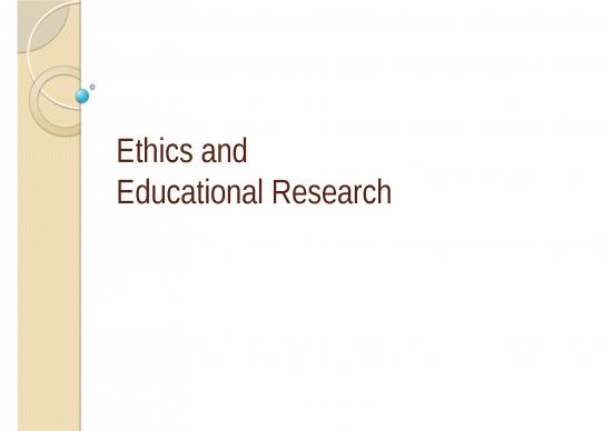 picture Educational Research Ppt 74752 | Ethics And Educational Research
