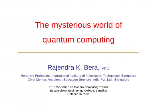 picture1_History Ppt 76618 | Ieee L01 The Mysterious World Of Quantum Computing  Basic