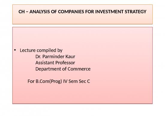 picture Analysis Ppt 75716 | Investing In Stock Market