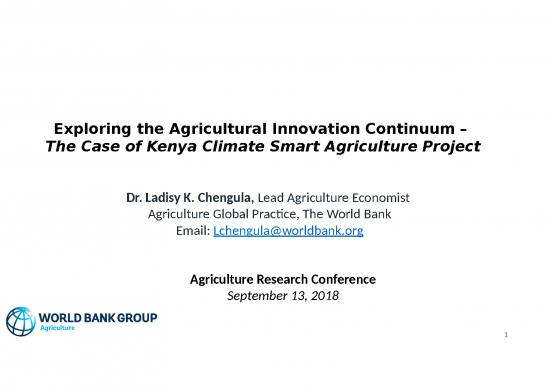 picture Agriculture Ppt 76506 | Kenya Agricultural Research Conference Sept 13 2018