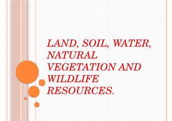picture_Agriculture Ppt 76725 | Land,soil,water,natural Vegetation& Wildlife Resources