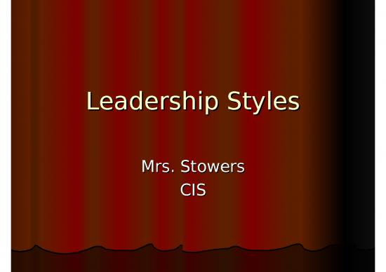 picture_Powerpoint For Students 74460 | Leadership Styles