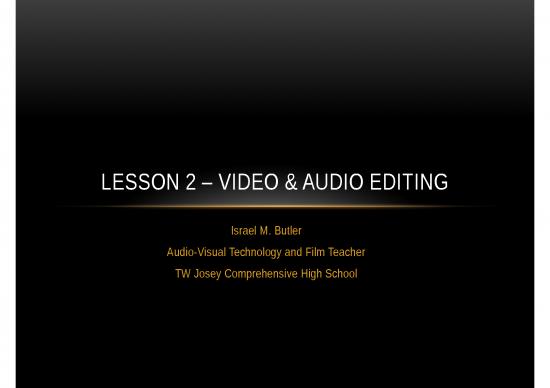 picture_Powerpoint For Schools 74890 | Lesson 2  Video And Audio Editing