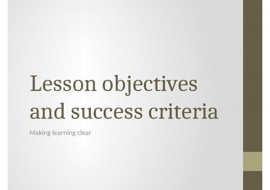 picture Swot Analysis Ppt 75745 | Lesson Intentions And Success Criteria