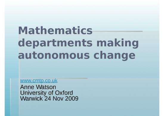 picture1_Maths Powerpoint Presentation 74958 | Mathematics Departments Making Autonomous Change 2009