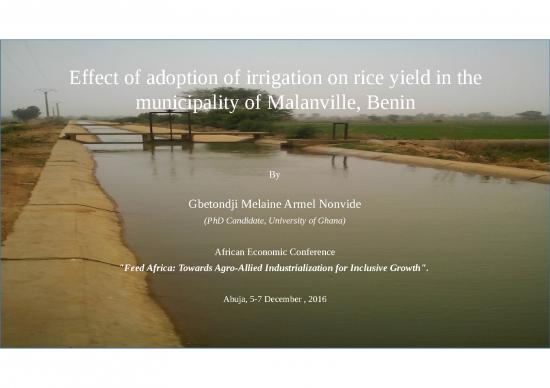 picture Agriculture Ppt 76430 | Nonvide Aec 2016 Presentation