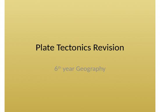 picture Plate Tectonics Powerpoint 76548 | Plate Tectonics Revision